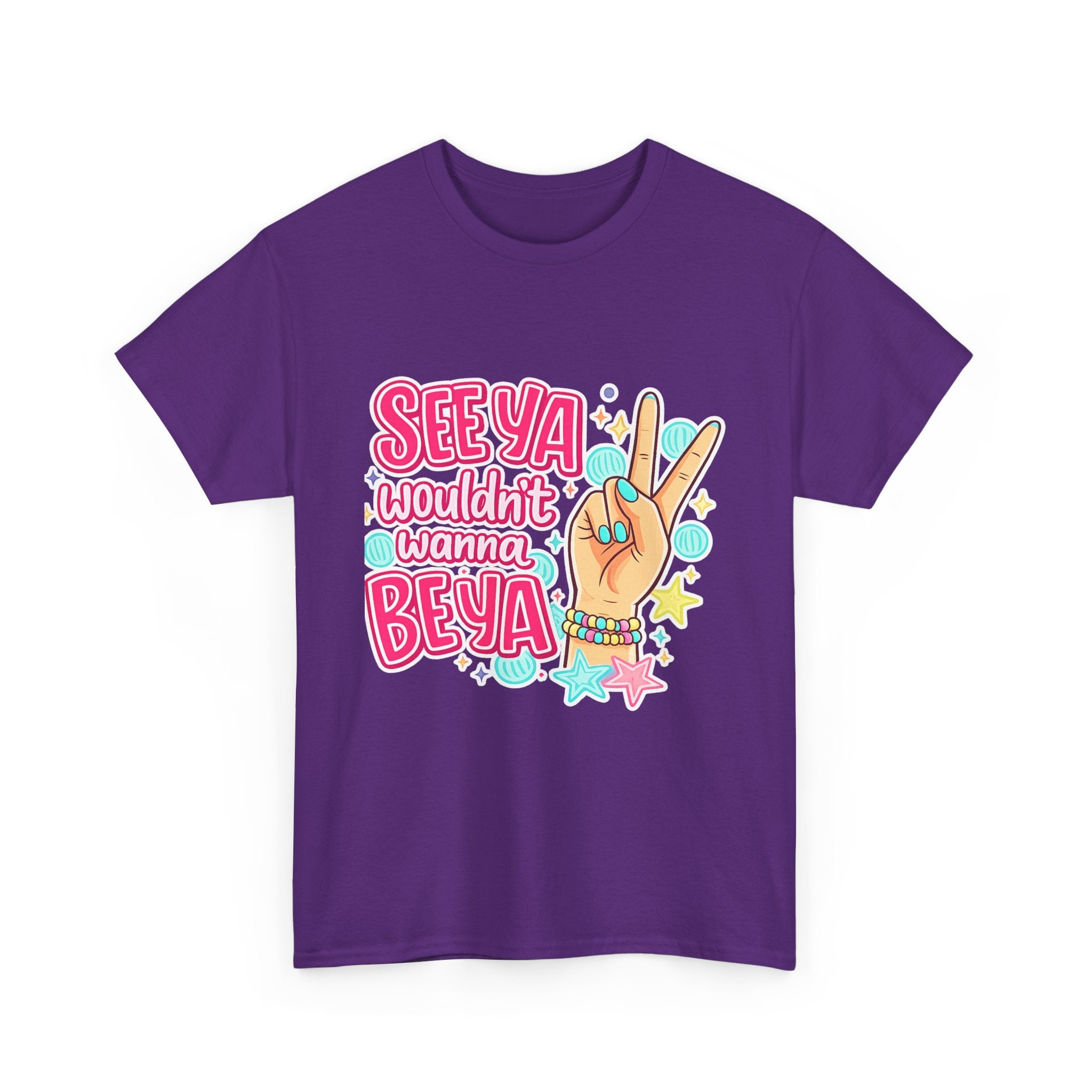 See Ya, Wouldn’t Wanna Be Ya Graphic Tee | Cute Retro Peace Sign Shirt