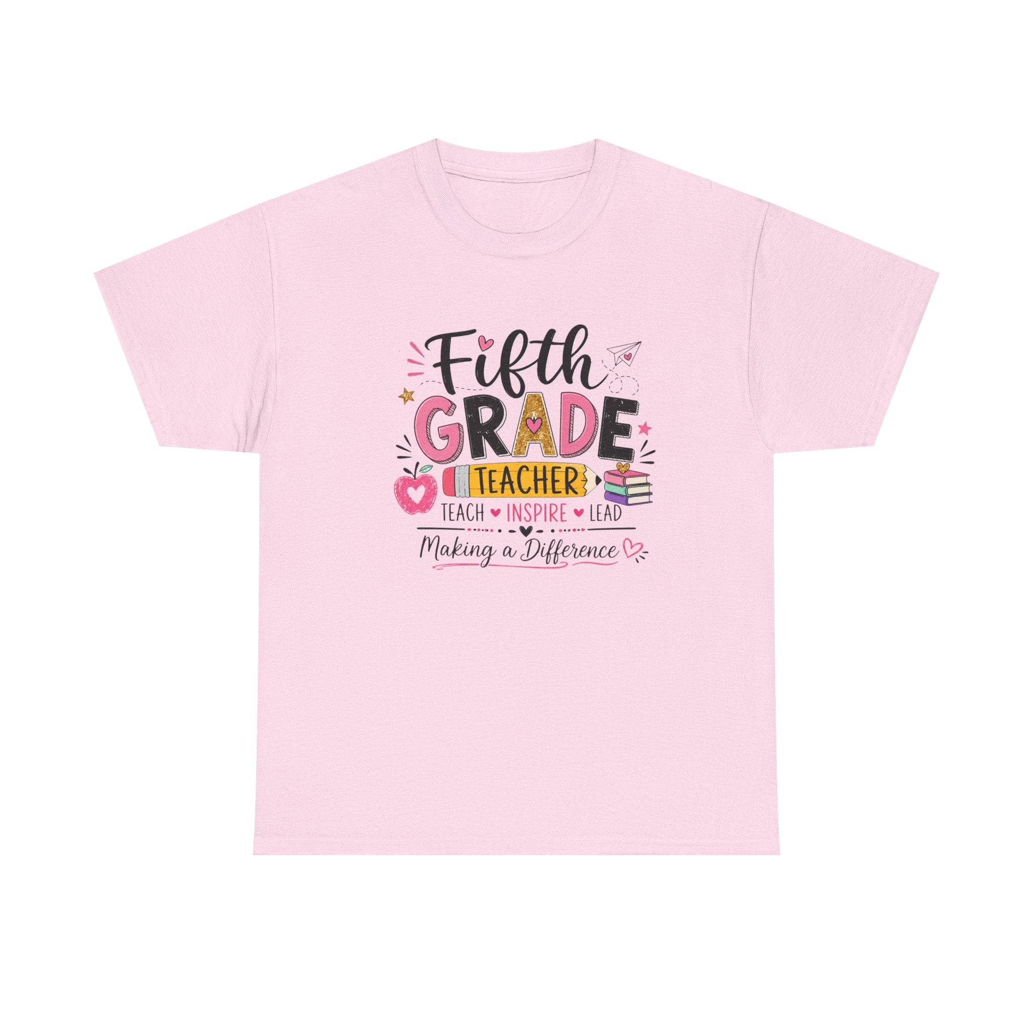 5th Grade Teacher Tee – Making a Difference Teacher Tee