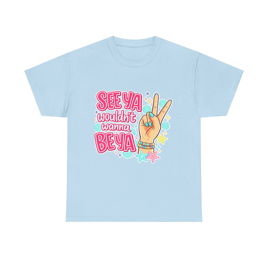 See Ya, Wouldn’t Wanna Be Ya Graphic Tee | Cute Retro Peace Sign Shirt