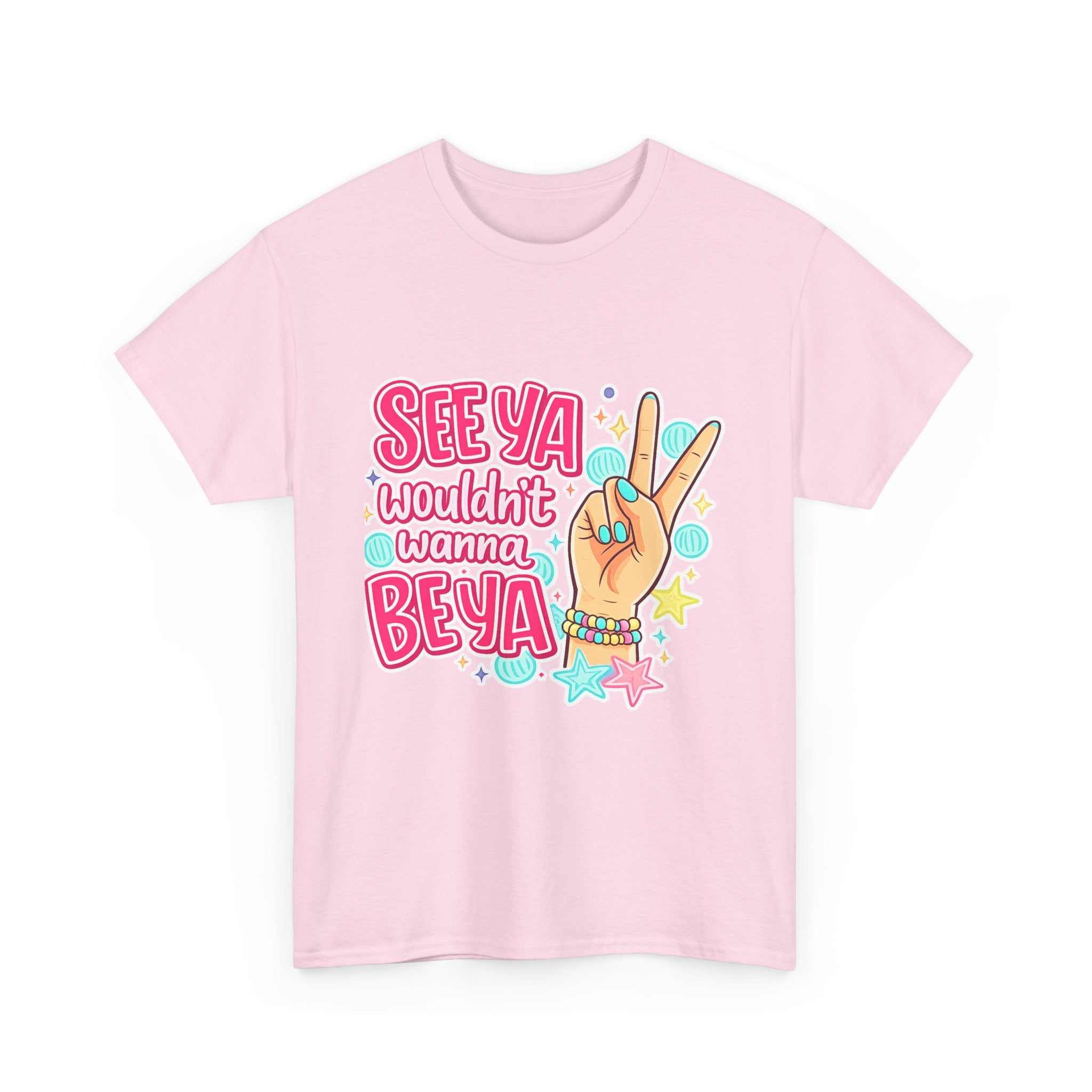 See Ya, Wouldn’t Wanna Be Ya Graphic Tee | Cute Retro Peace Sign Shirt