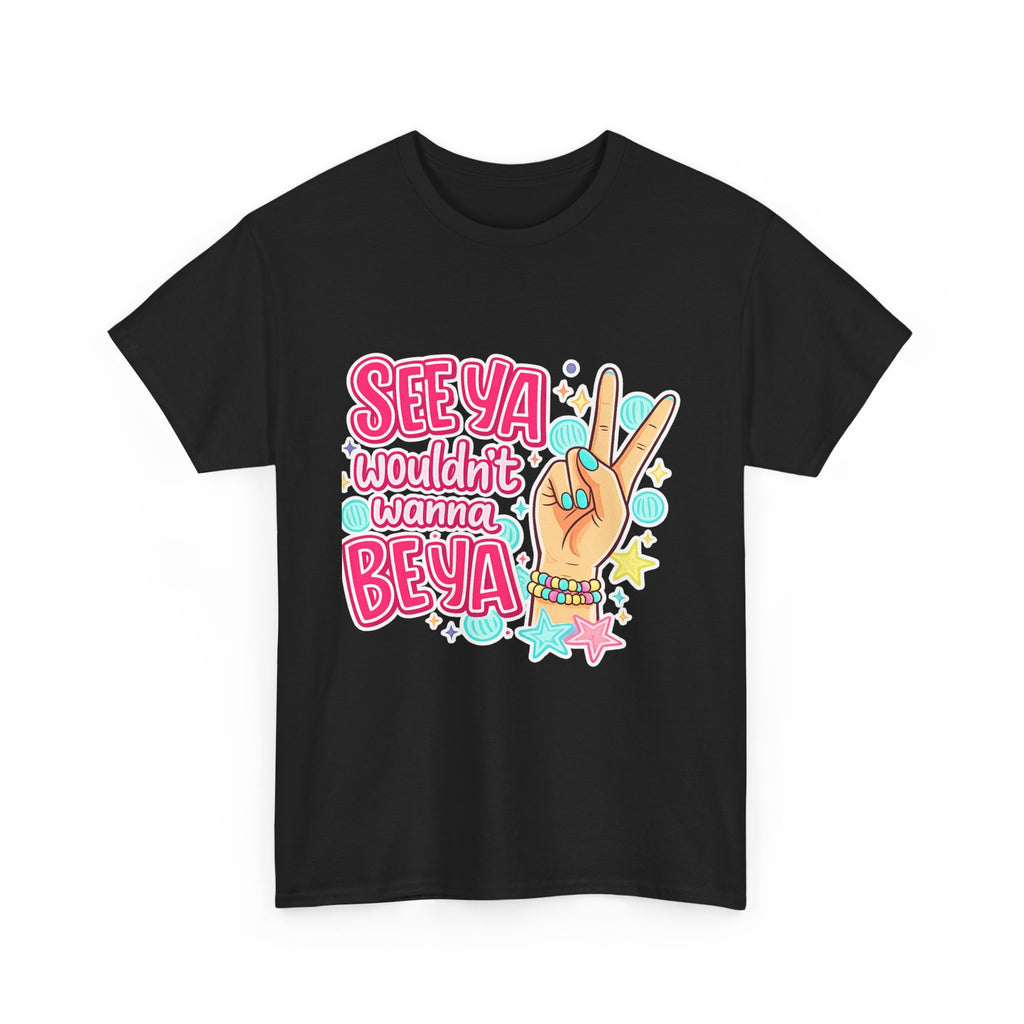 See Ya, Wouldn’t Wanna Be Ya Graphic Tee | Cute Retro Peace Sign Shirt