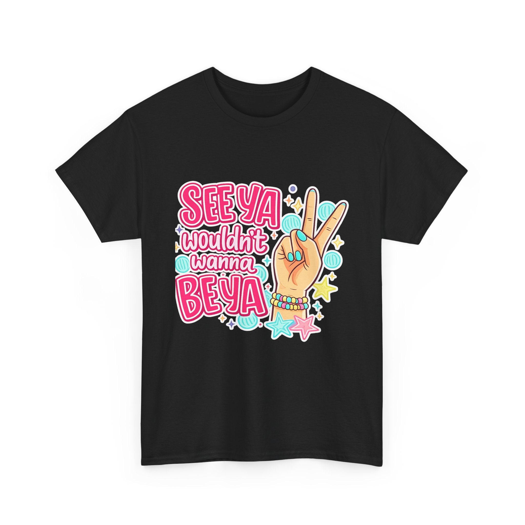 See Ya, Wouldn’t Wanna Be Ya Graphic Tee | Cute Retro Peace Sign Shirt