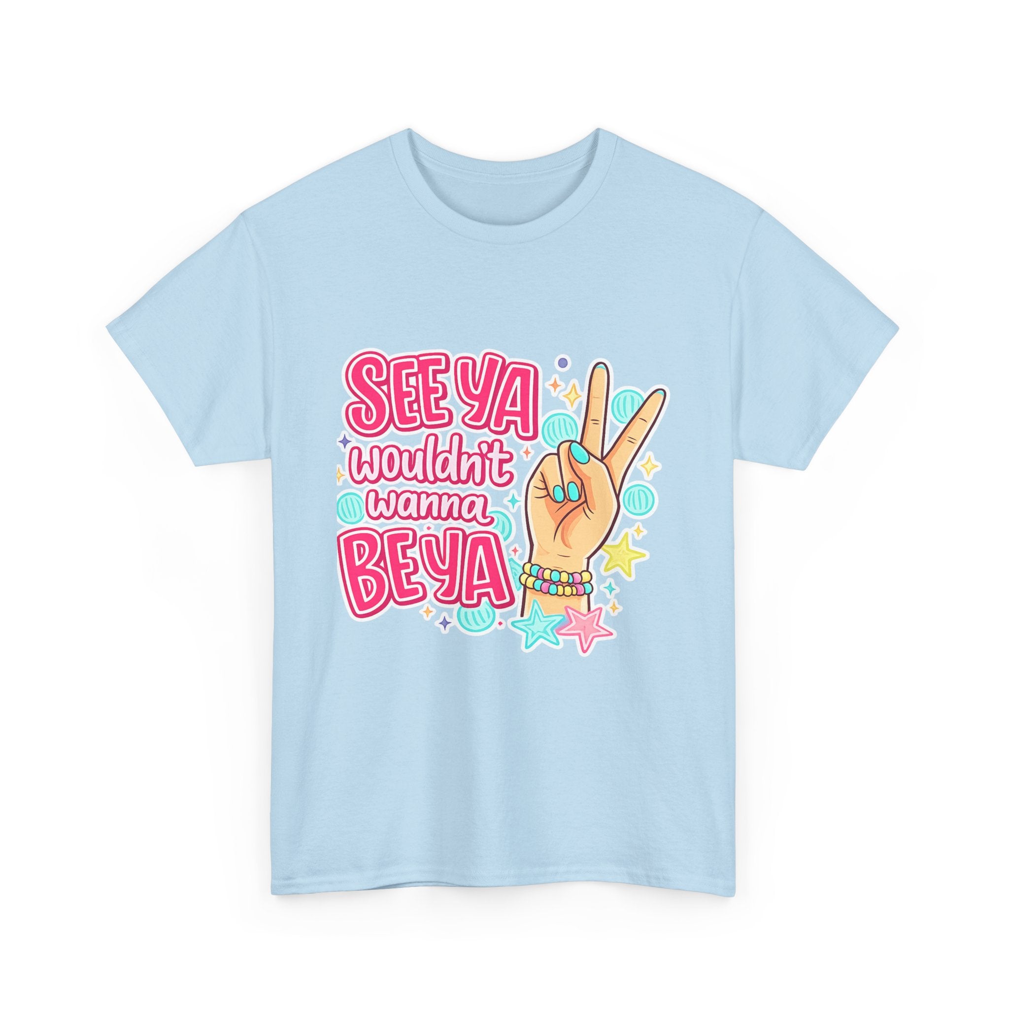 See Ya, Wouldn’t Wanna Be Ya Graphic Tee | Cute Retro Peace Sign Shirt