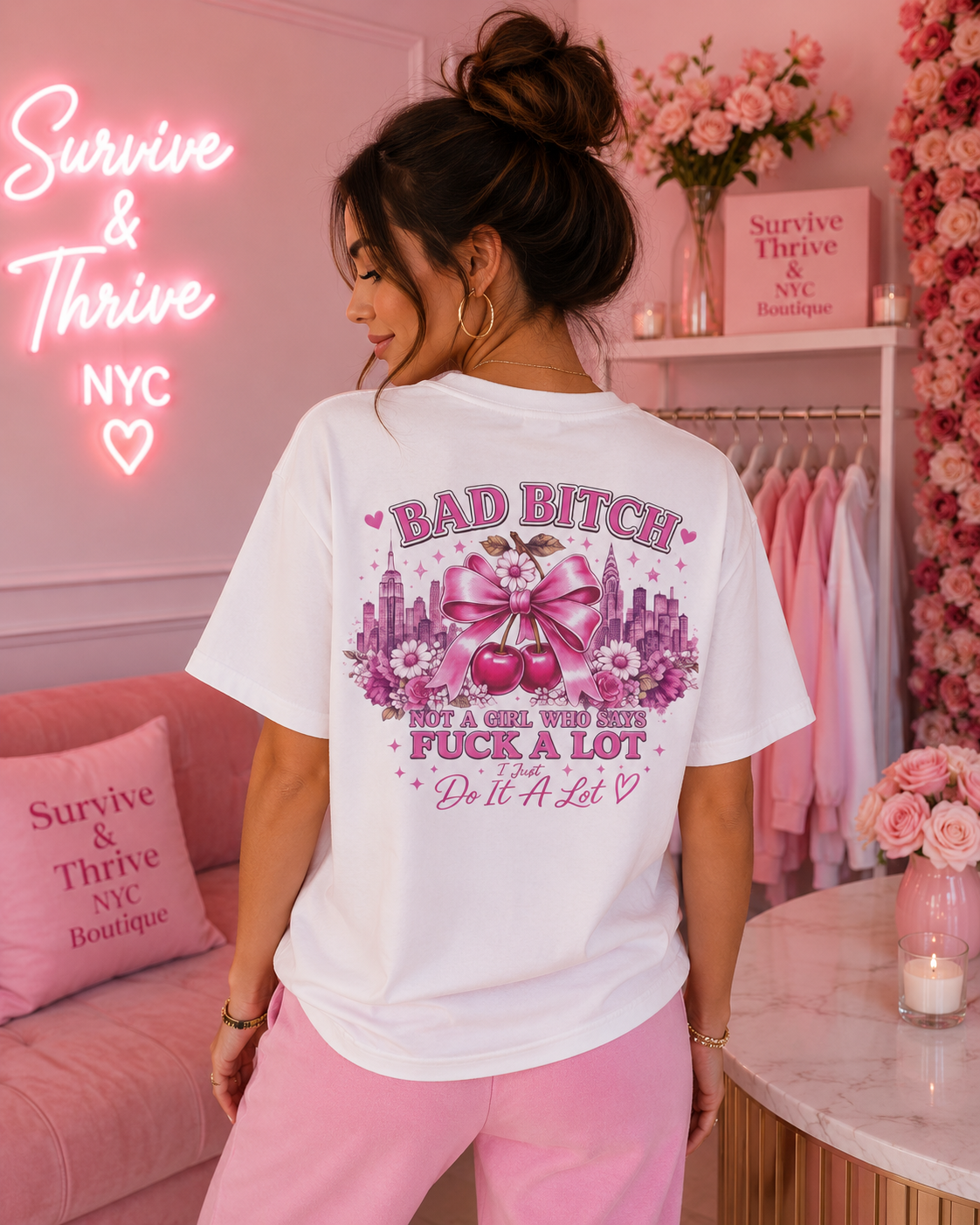 🎀 Bad Bitch Bow Tee