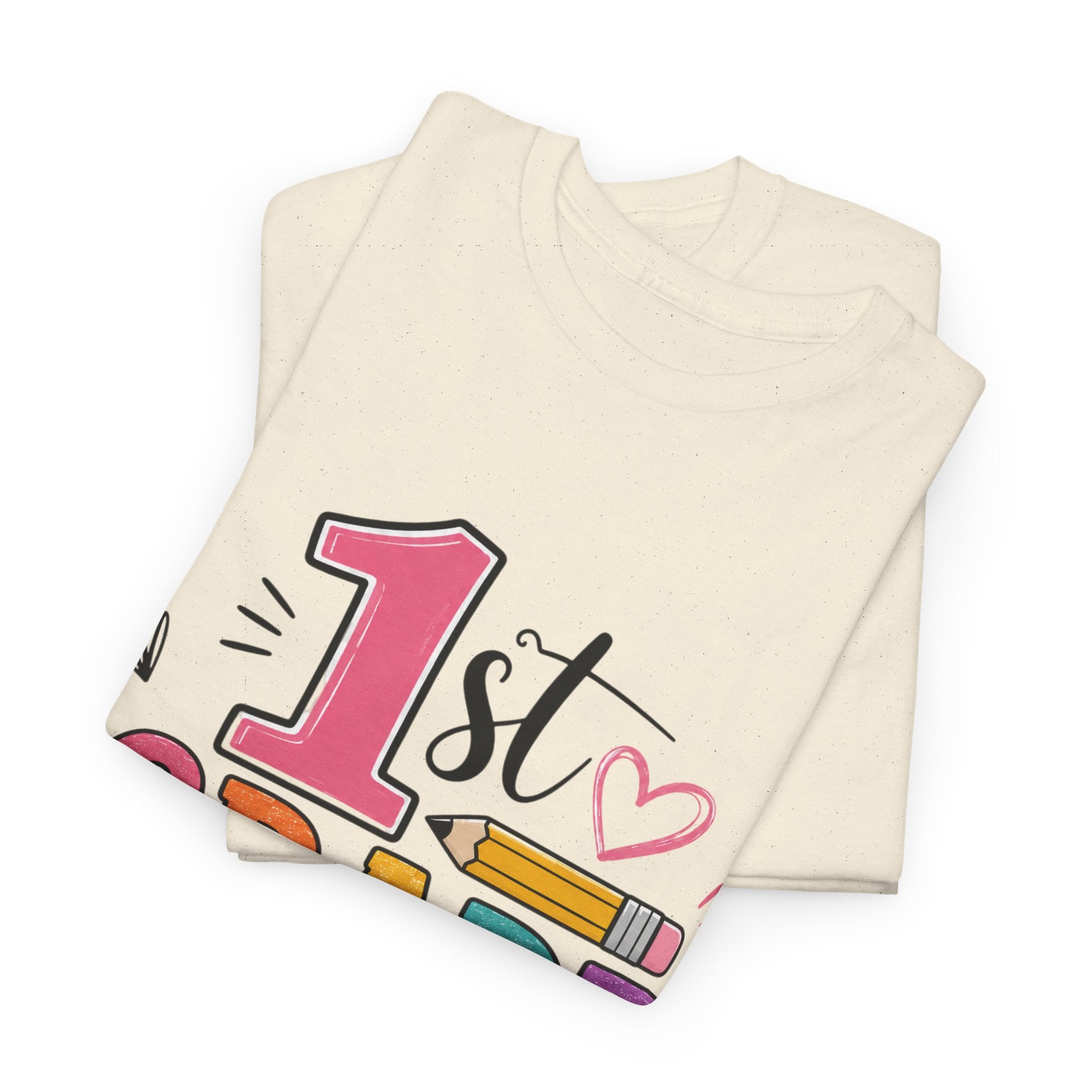 1st Grade Teacher Tee – Teach with Heart