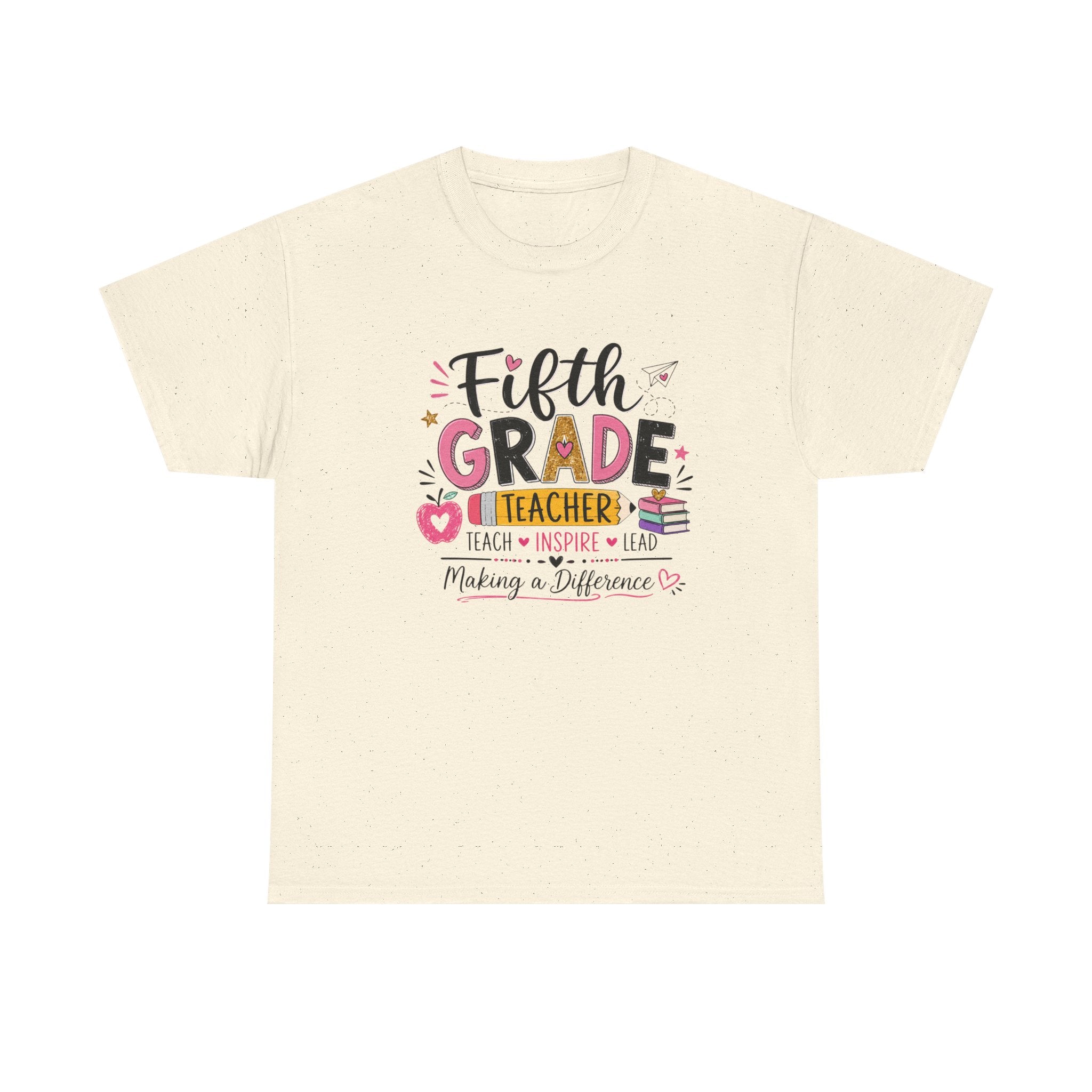 5th Grade Teacher Tee – Making a Difference Teacher Tee
