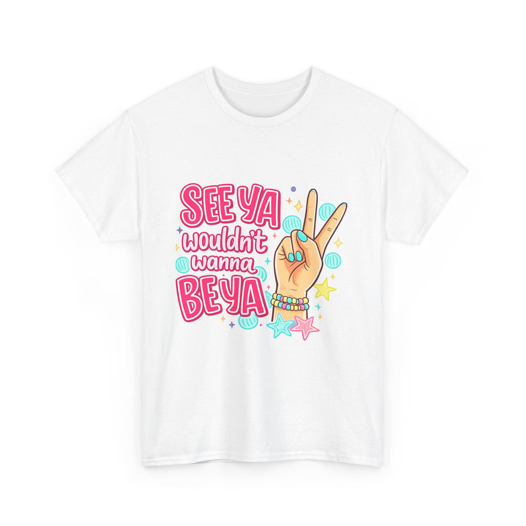 See Ya, Wouldn’t Wanna Be Ya Graphic Tee | Cute Retro Peace Sign Shirt