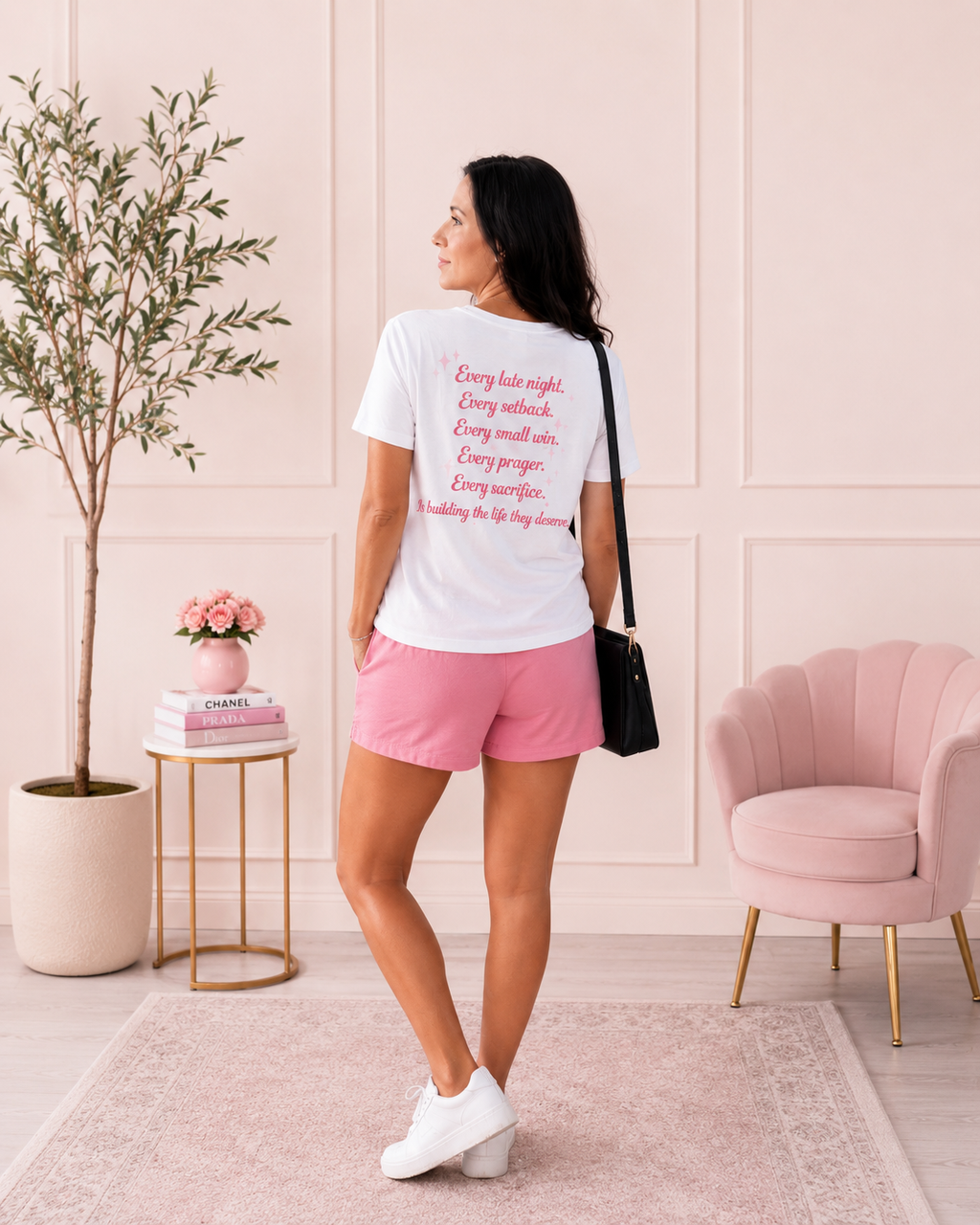 🌸 Building Her Way Out™ Tee