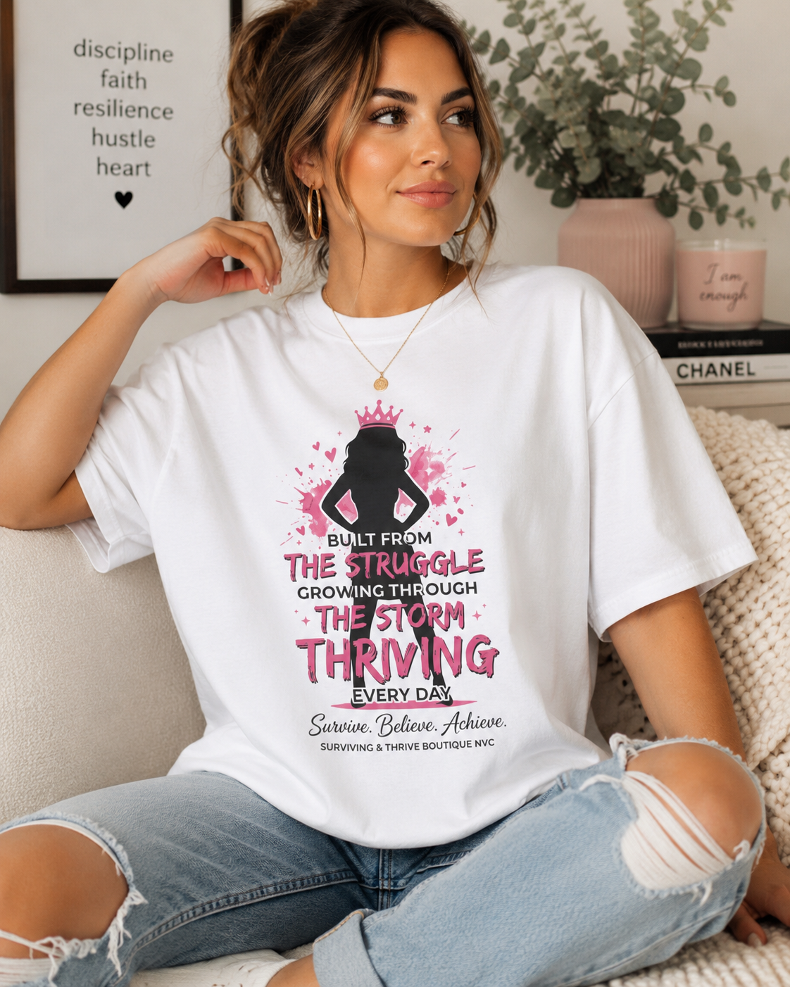 💕 Built From the Struggle Tee