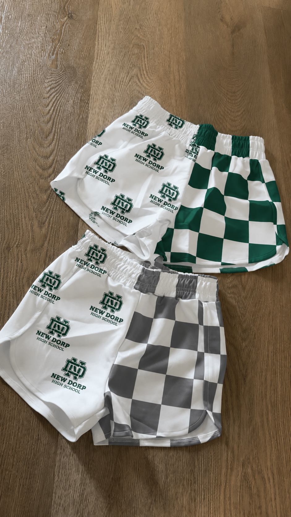 💚 New Dorp Spirit Checkered Shorts (PRE-ORDERED)