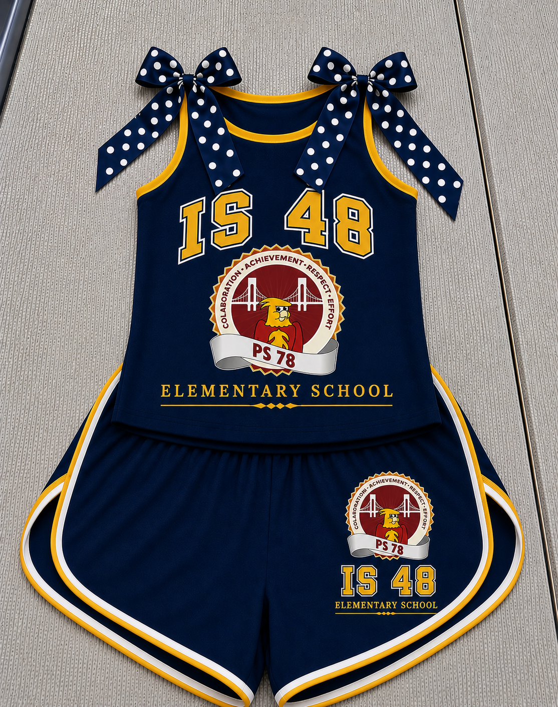Custom School Cheer Set – Personalized Uniform (Pre-Order)
