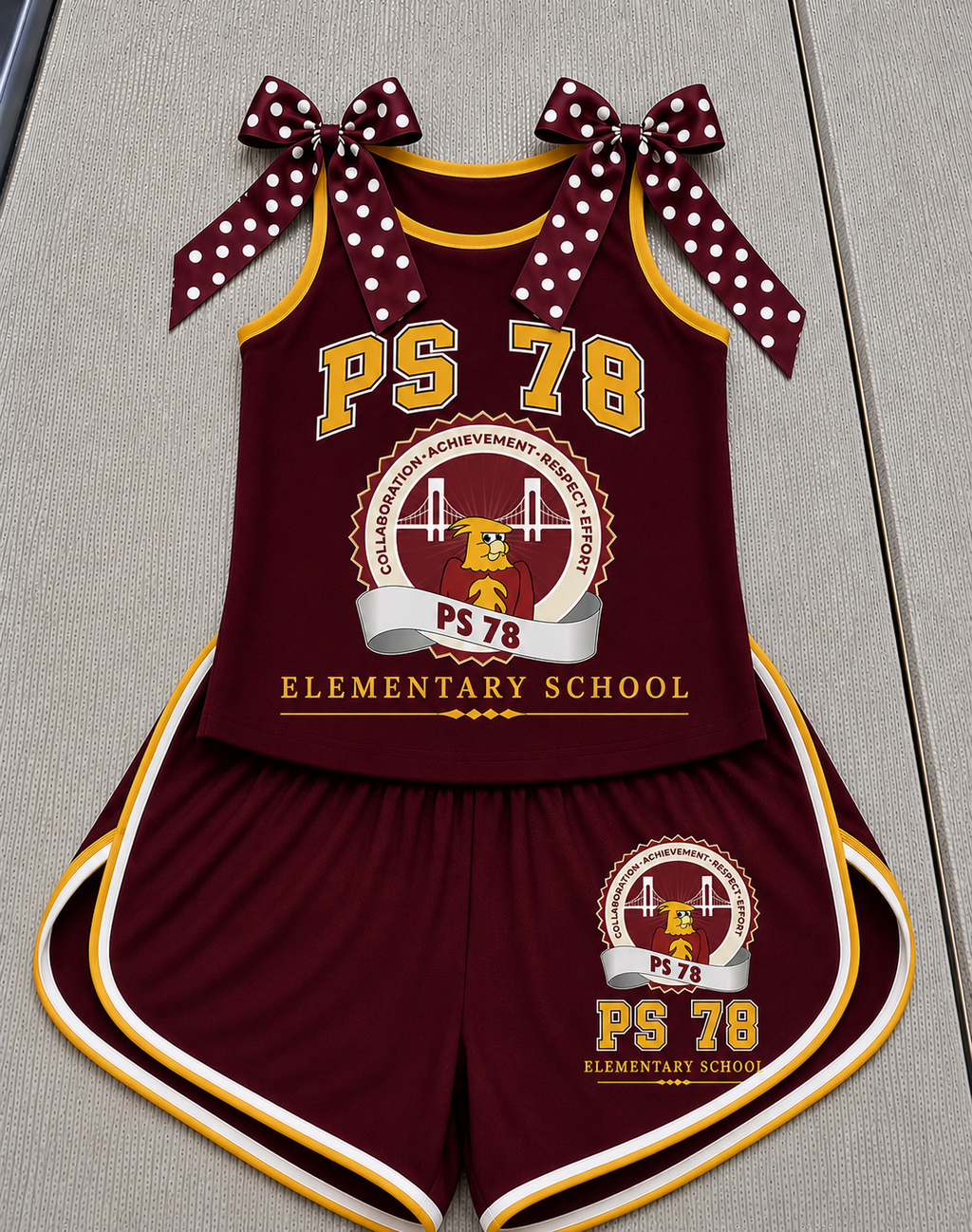Custom School Cheer Set – Personalized Uniform (Pre-Order)